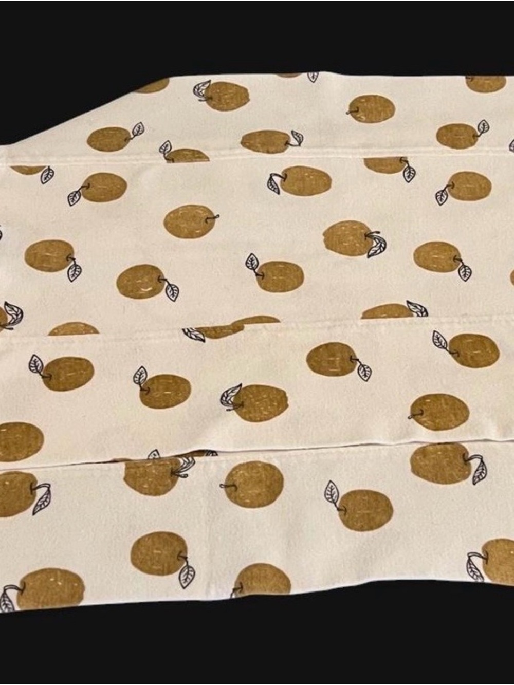 Organic cotton baby burp cloth set of 2